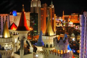 Utsikt över the Strip i Las Vegas