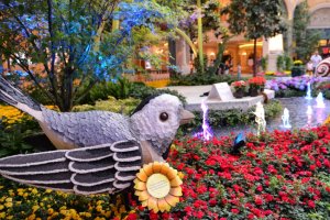 Inomhusträdgård på Bellagio, Las Vegas