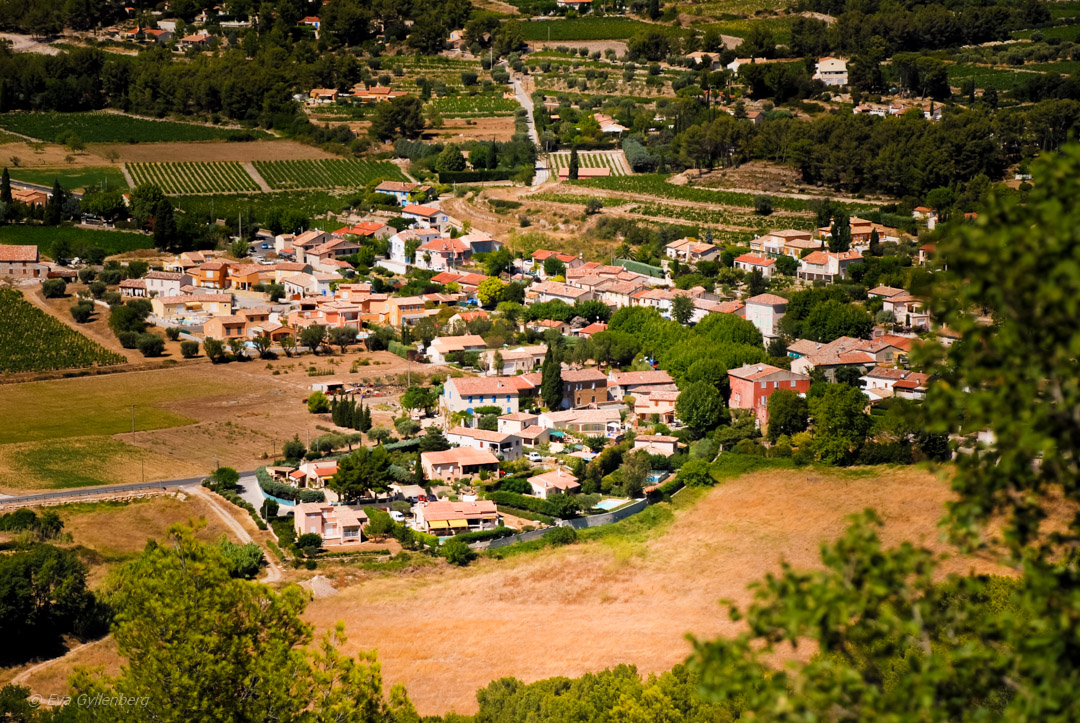 Stad i Provence, Frankrike