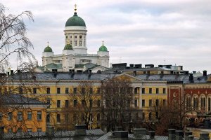 Utsikt över stan, Helsingfors, Finland