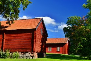 Vid Grönsöö slott, Enköping, Sverige