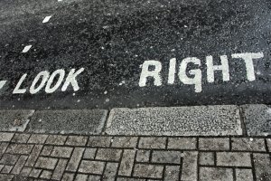 Look right –  London – Storbritannien