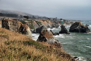 Branta klippor vid Highway 1 – Kalifornien – USA