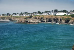 Mendocino från havet – Kalifornien – USA