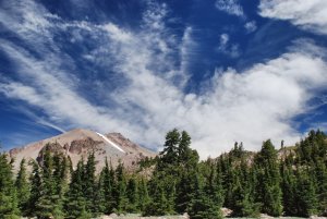 Snö i juli – Lassen NP – Kalifornien – USA