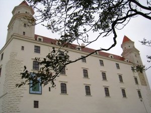 Kring slottet i Bratislava