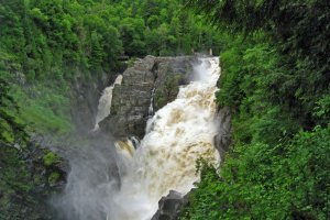 Canyon Sainte-Anne-Québec-Kanada