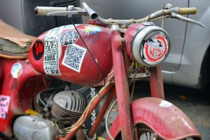 Motorcykel i Budapest