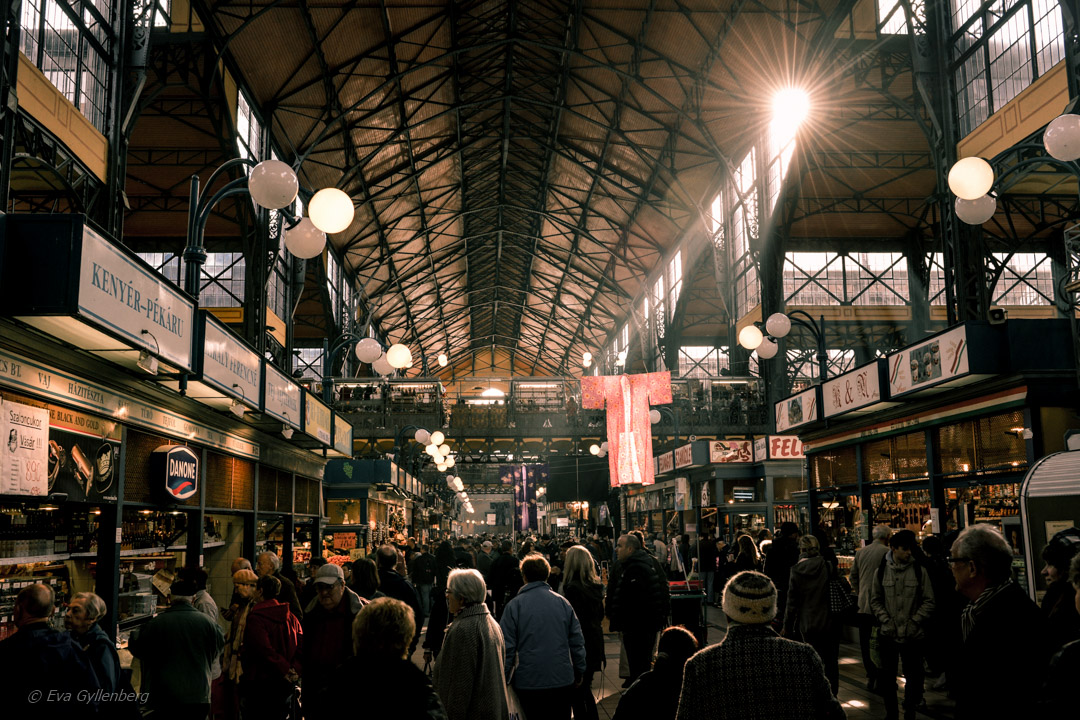 The sales hall in Budapest