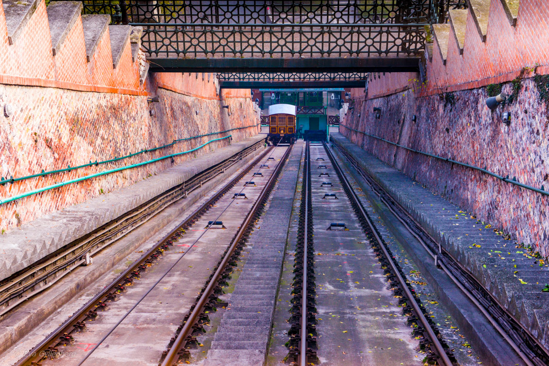 Mountain railway to the castle height