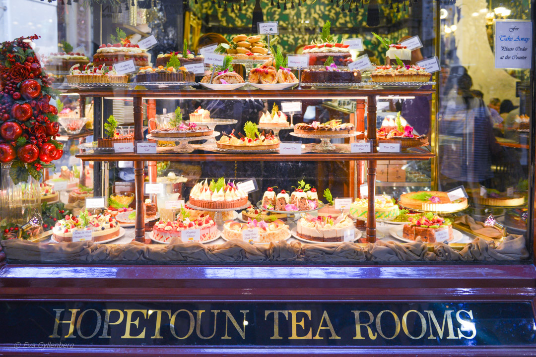 Old British habits - afternoon tea with lots of delicious cakes