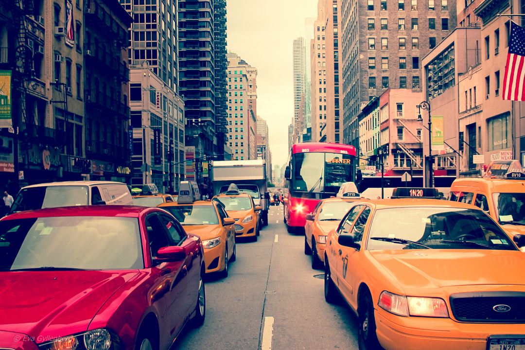 In the middle of the street - New York