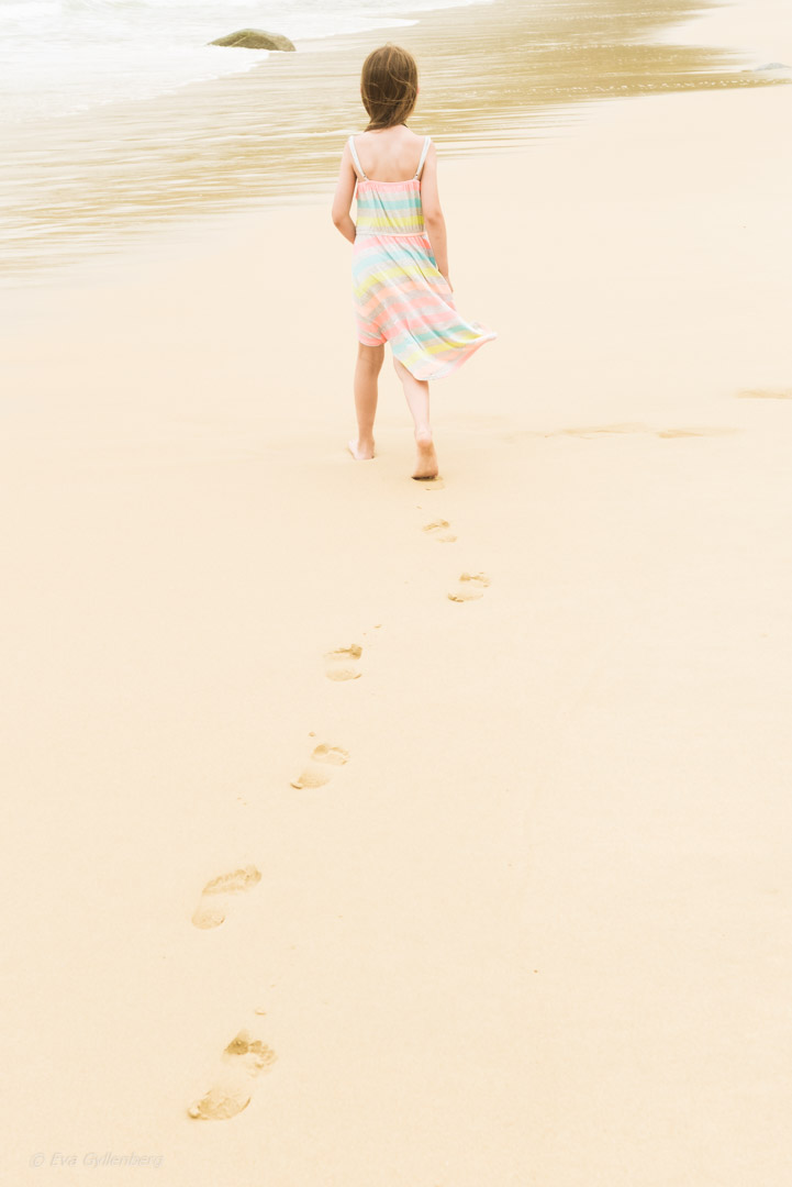 Strandpromenad på Phuket