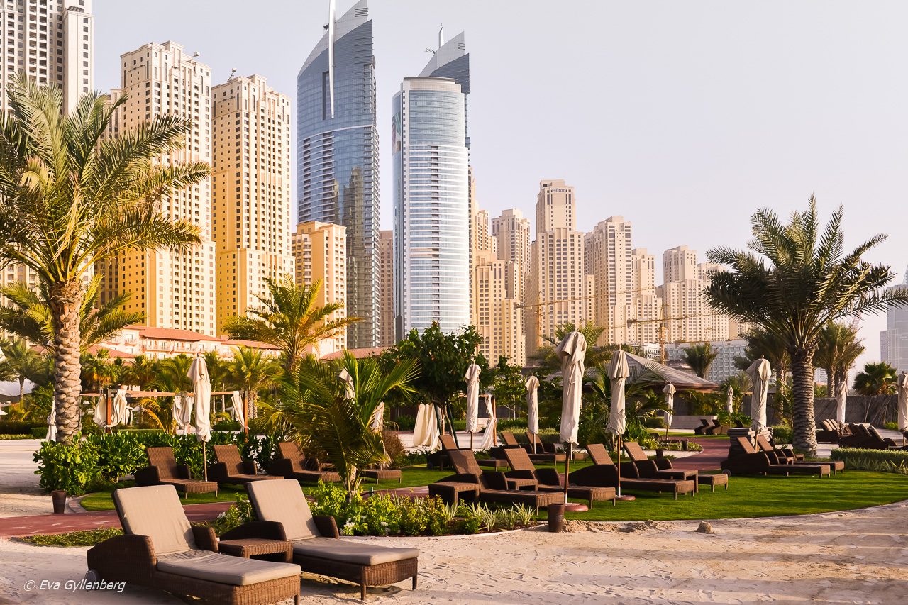 Stranden vid JBR - Dubai - UAE