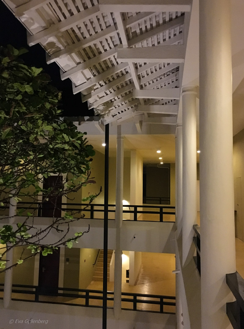 Korridorer på Heritance Ahungalla