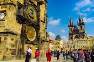 Rådhuset och astronomiska uret – Prag