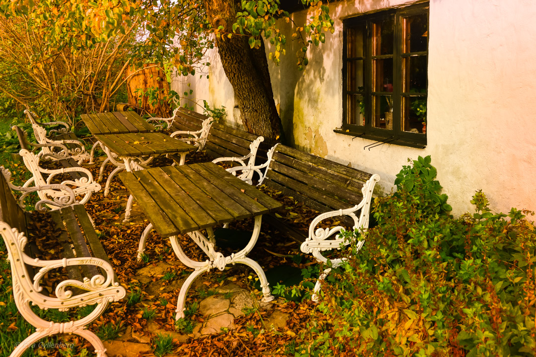 No pressure on the outdoor seating at Österlen in November