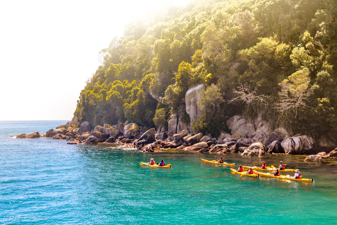 Abel Tasman National Park - en av alla sevärdheter på sydön