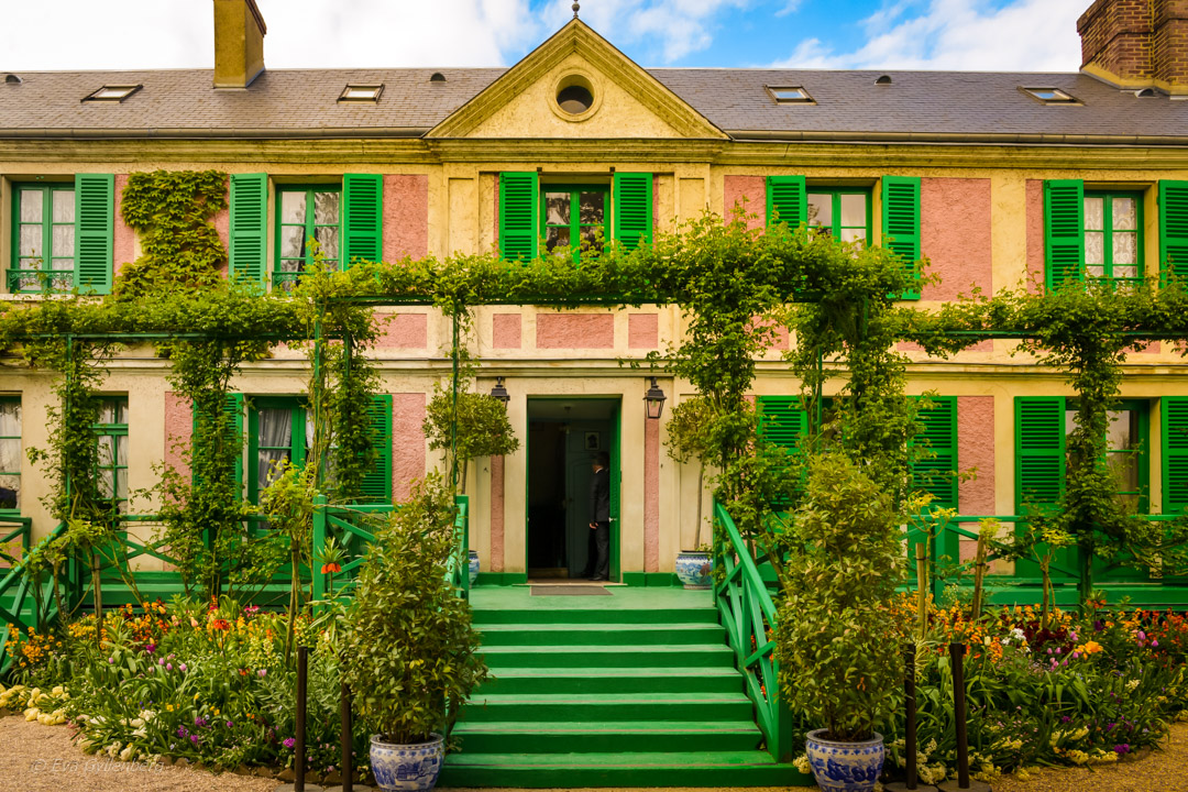 Normandie-Frankrike -Monets trädgård