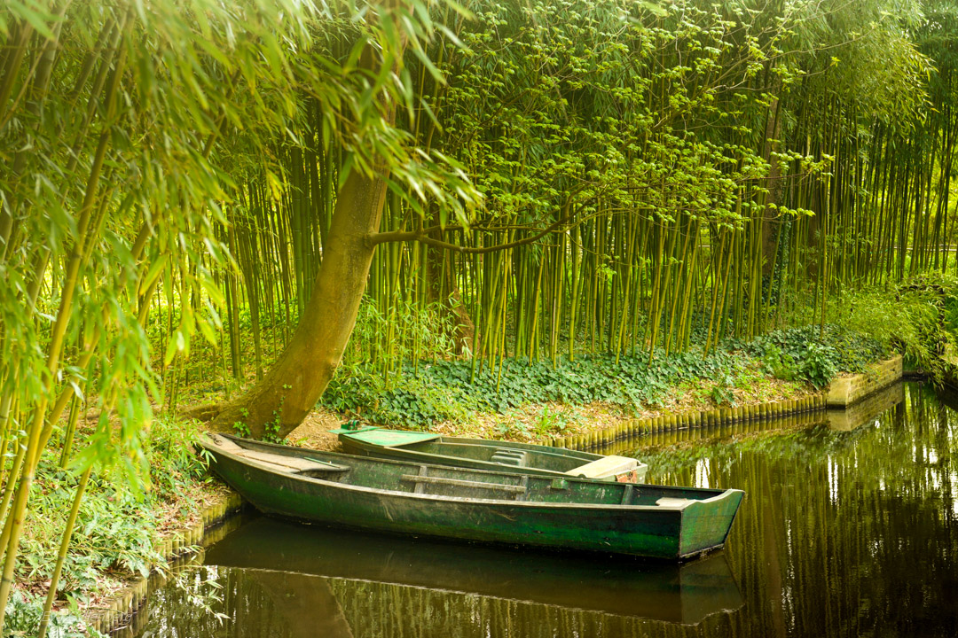 Normandie-Frankrike- Monets trädgård
