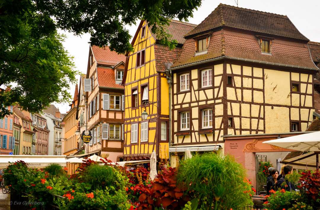 Korsvirkeshus i Colmar, Frankrike