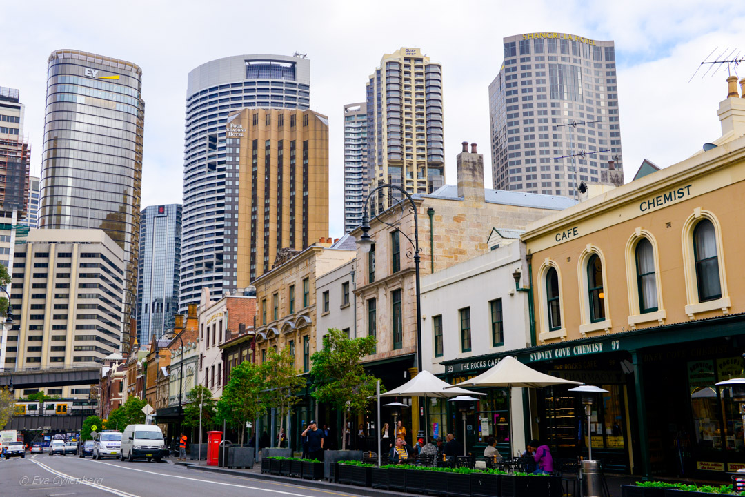 Sydney the Rocks - en av alla sevärdheter i sydney