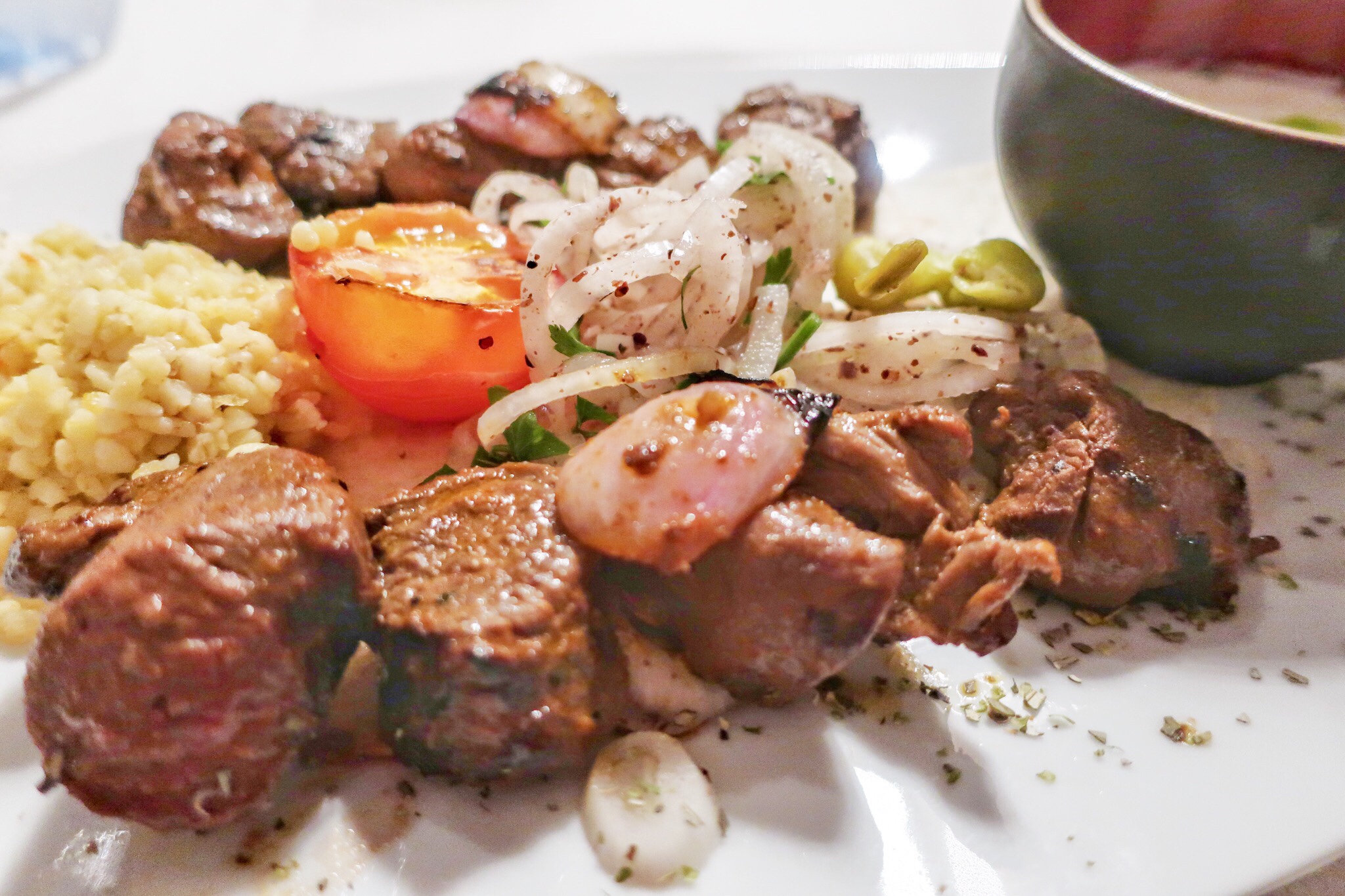 Grillad lammfilé på Lalezar