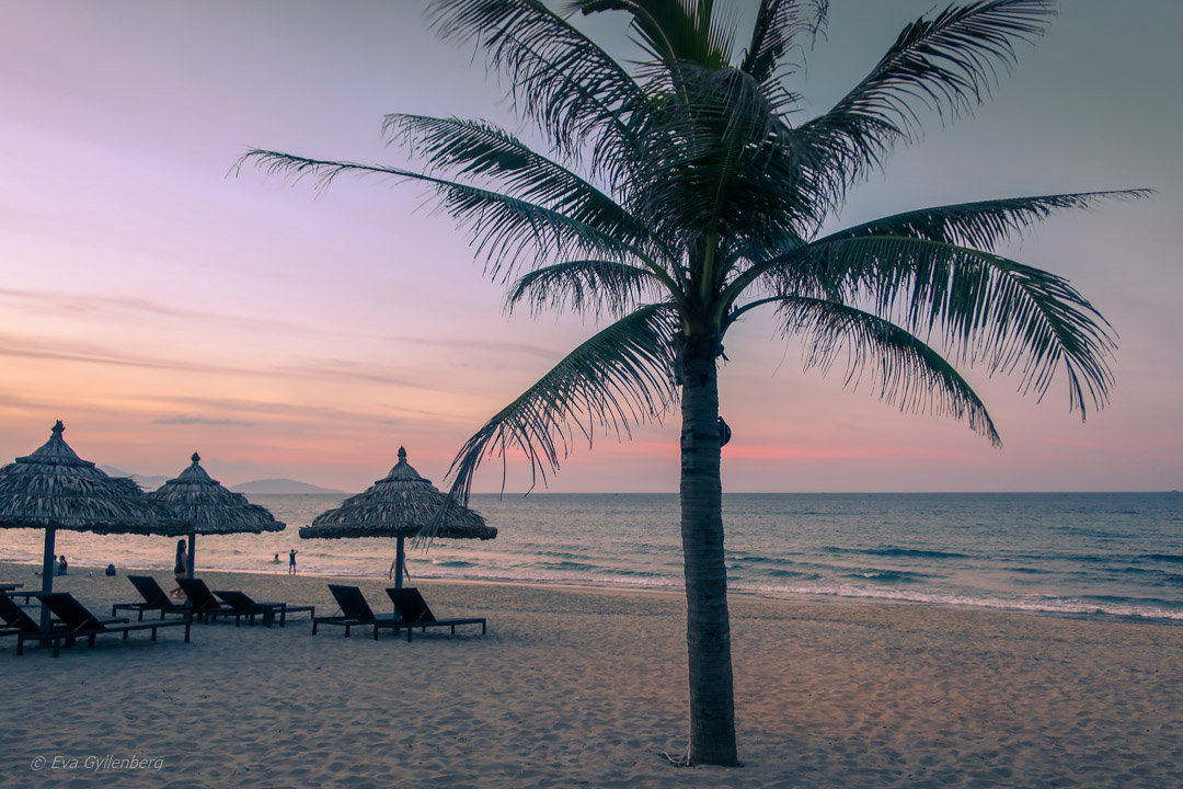 Stranden utanför Hoi An, Vietnam