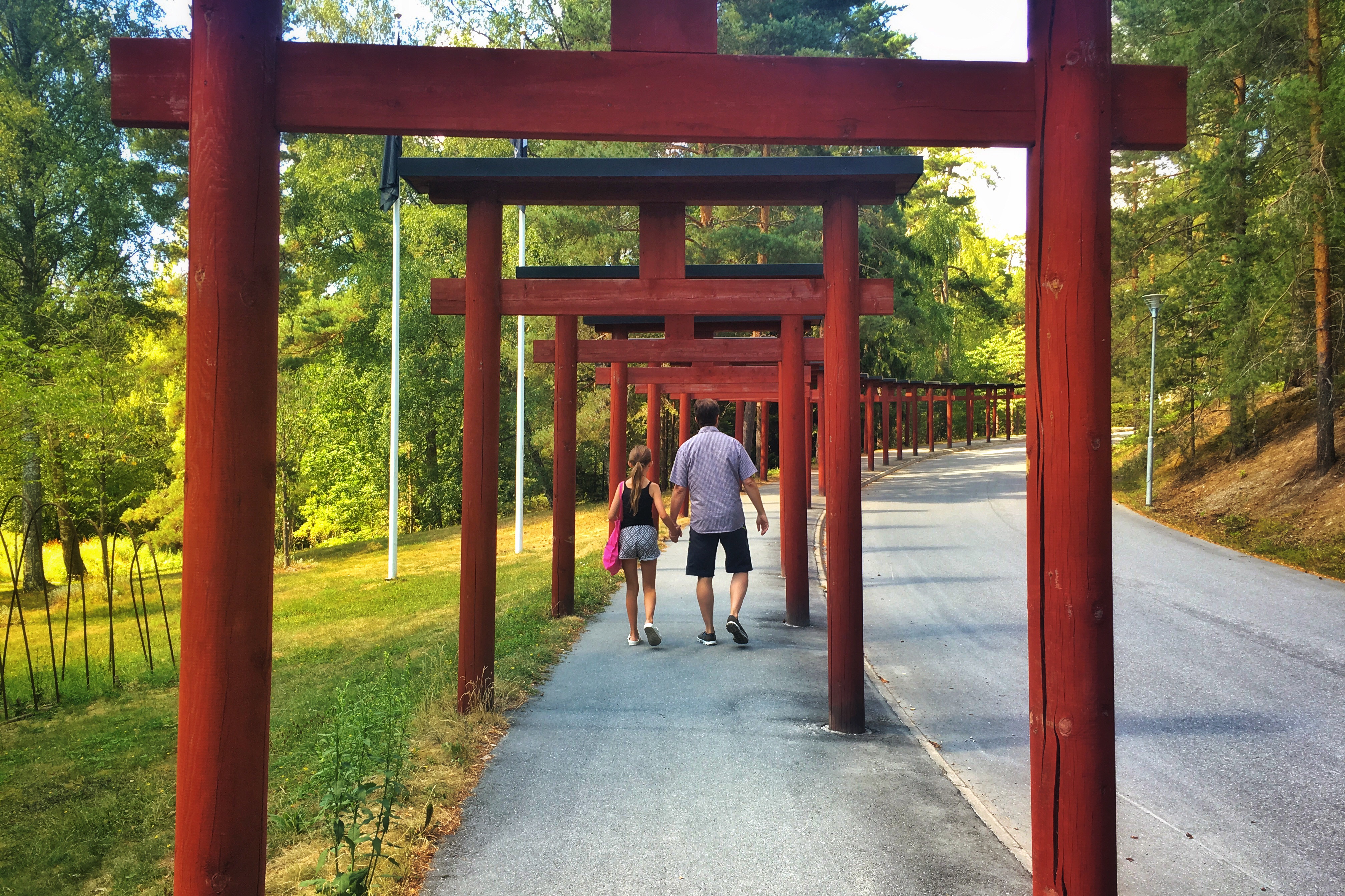 Torii på väg till Yasuragi 