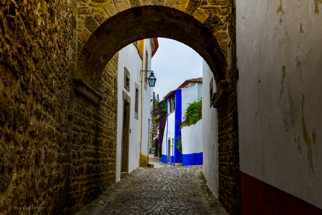 Obidos i Portugal