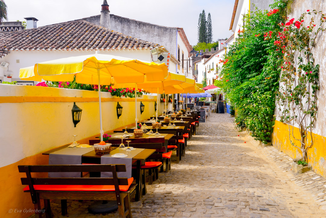 Obidos i Portugal