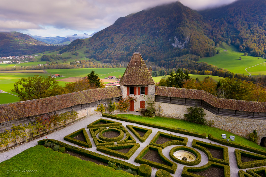 Schweiz - Gruyere slott