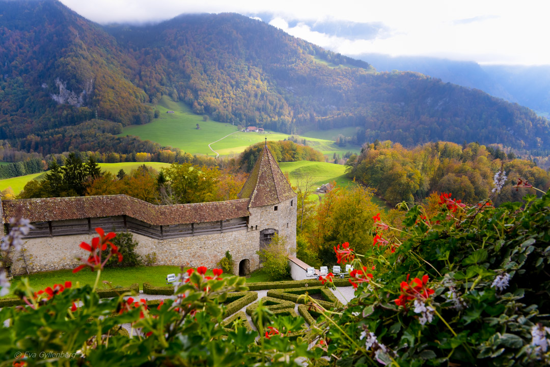 Schweiz - Gruyere slott