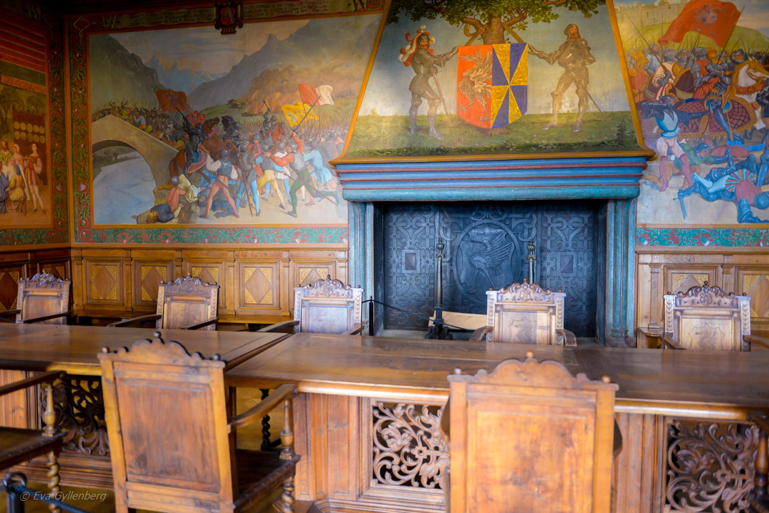 Schweiz - Gruyere slott