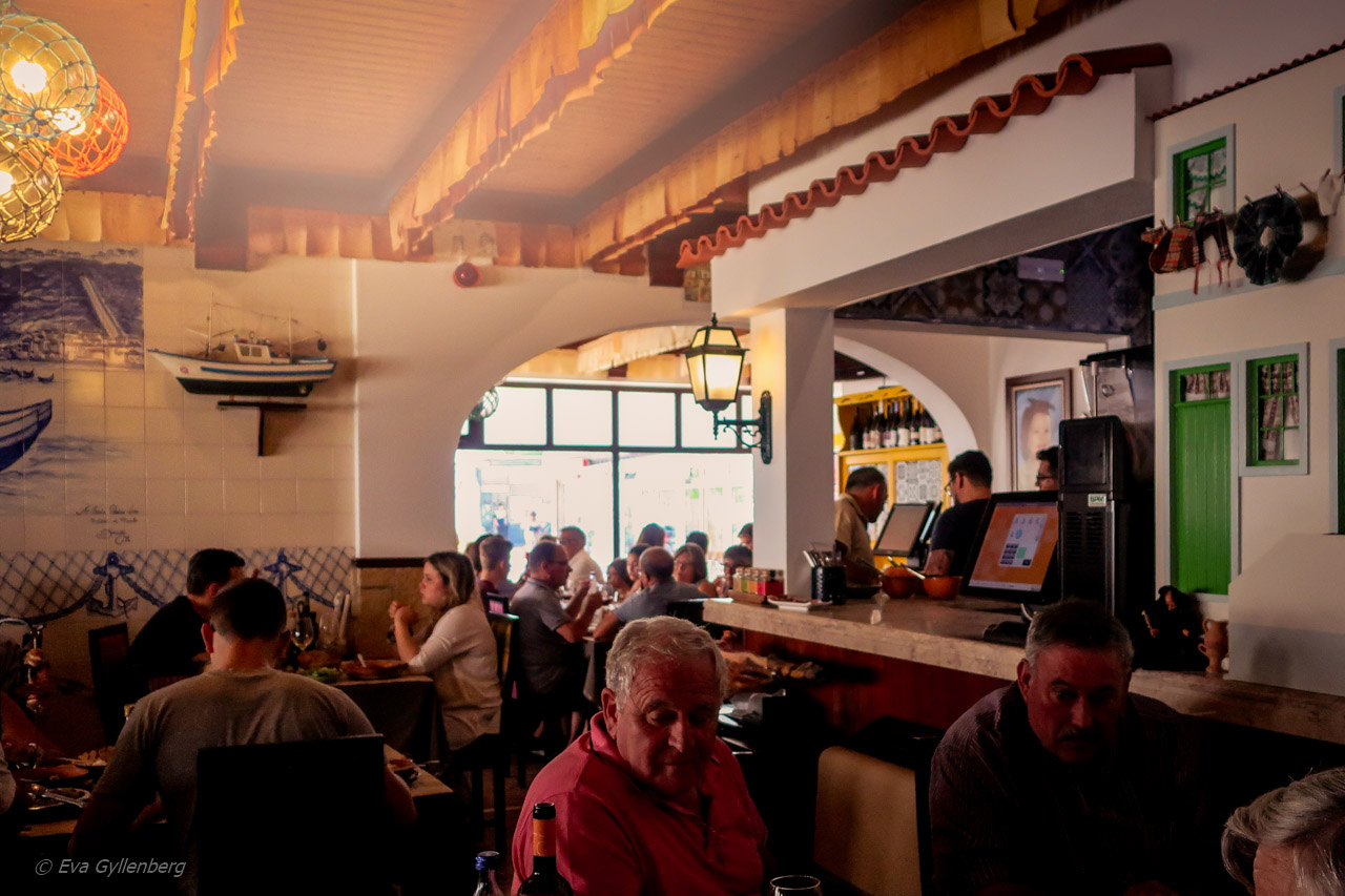 En lunch i Nazare - Portugal