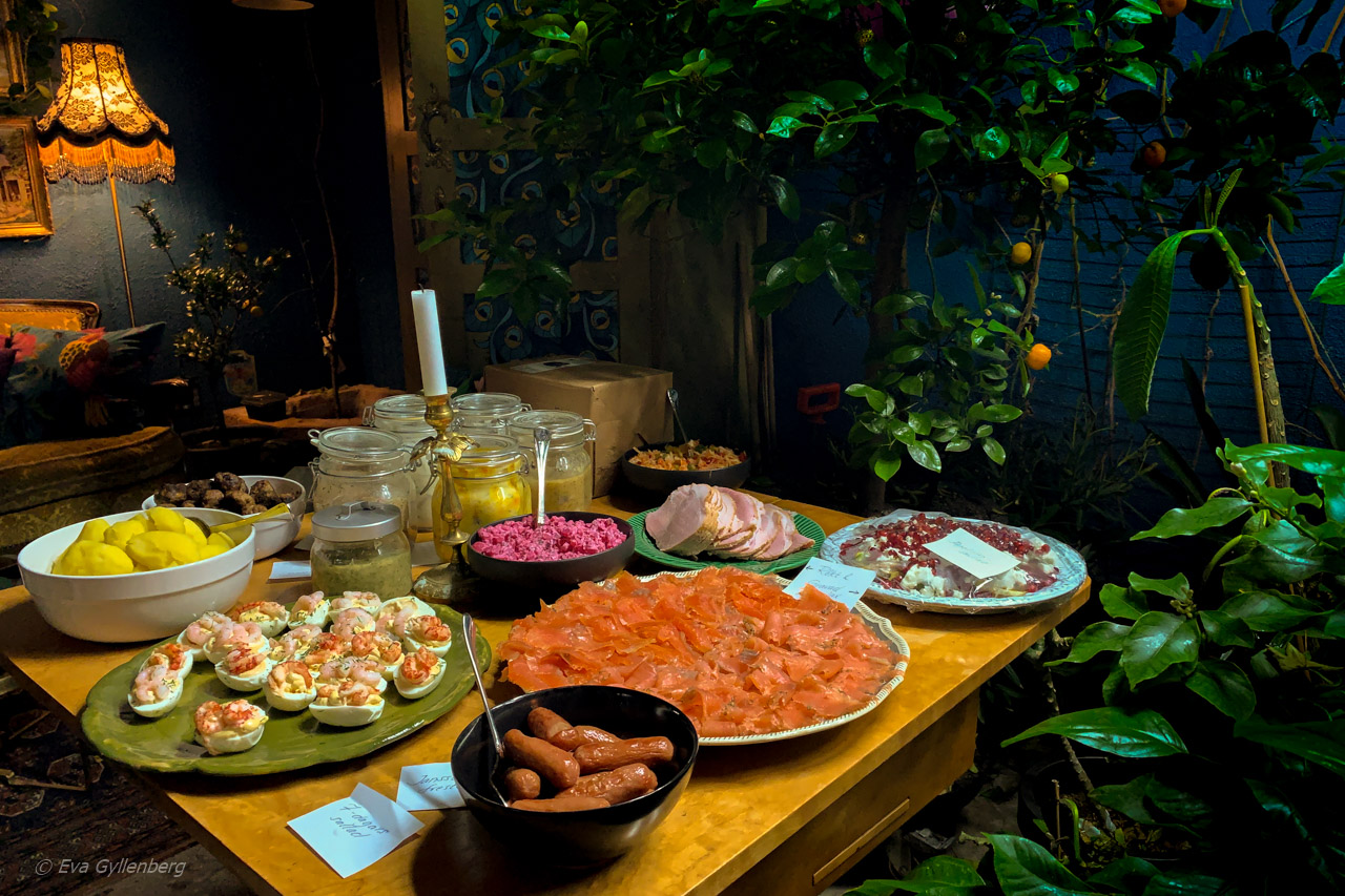 Christmas table in Umeå