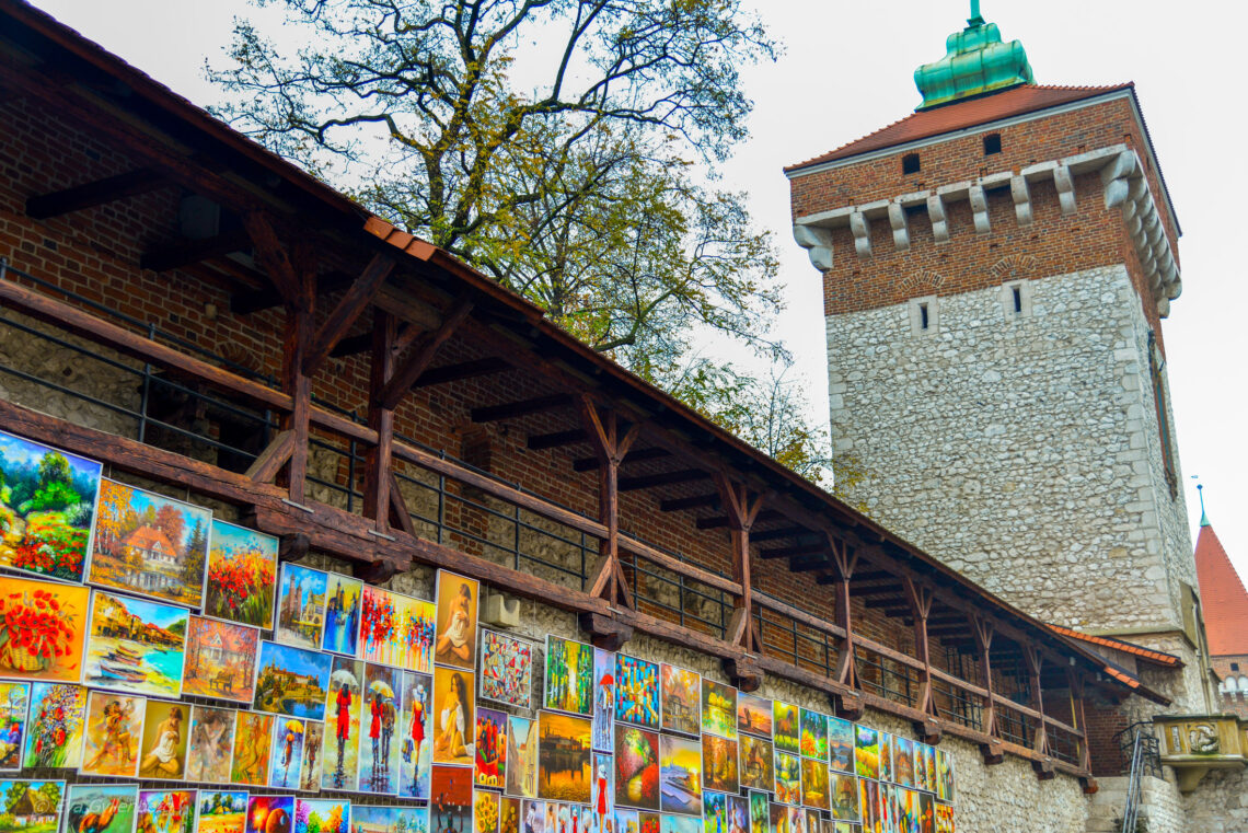 Krakow - Stadsmuren