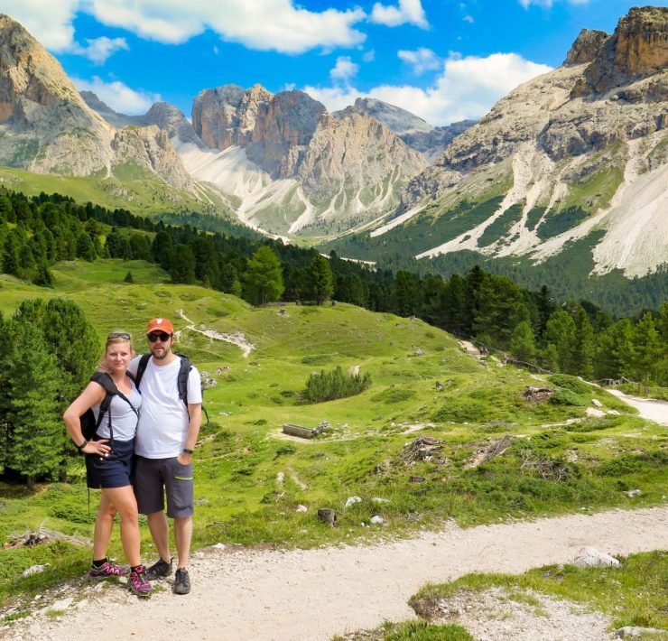 Vandra med familjen i Dolomiterna