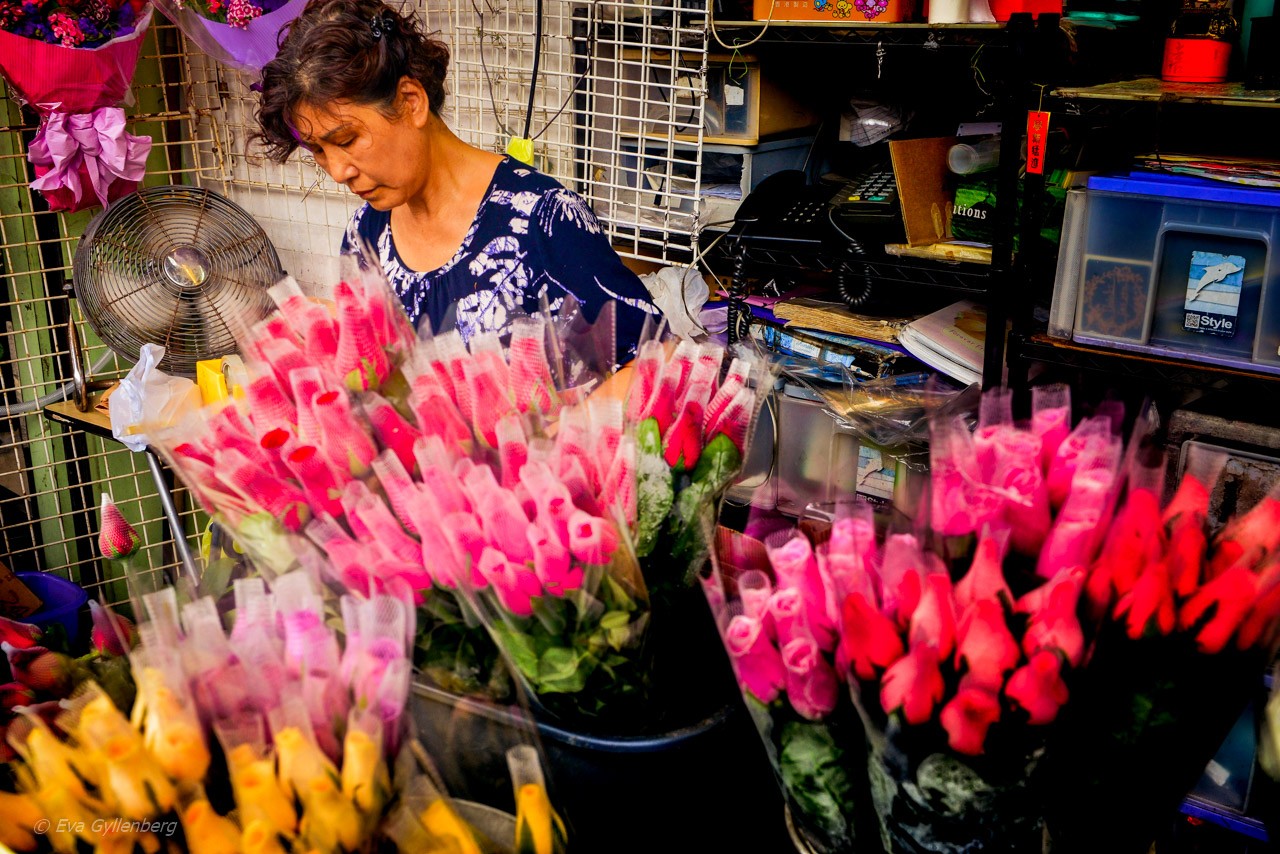 Blomstermarknaden i Hongkong