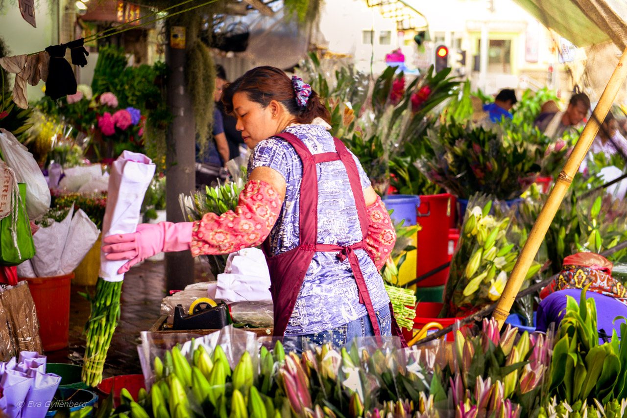 Blomstermarknaden i Hongkong