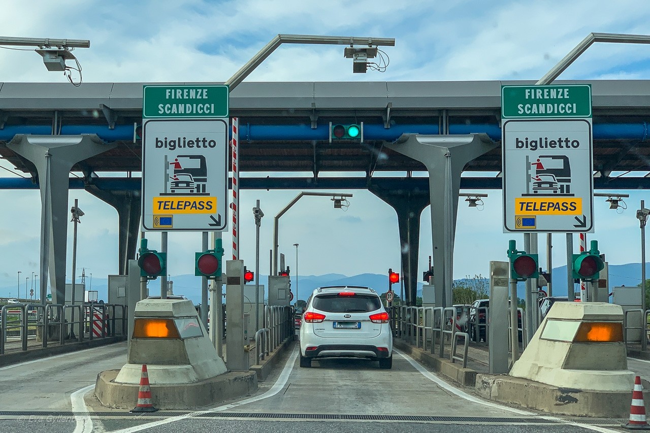 Bila i Italien - Motorvägar