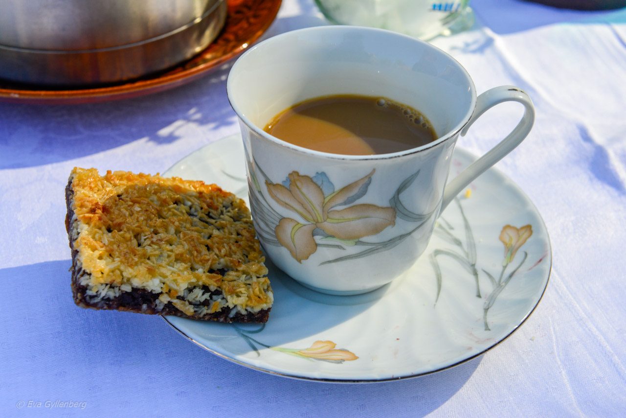 Fika på Blåherremölla