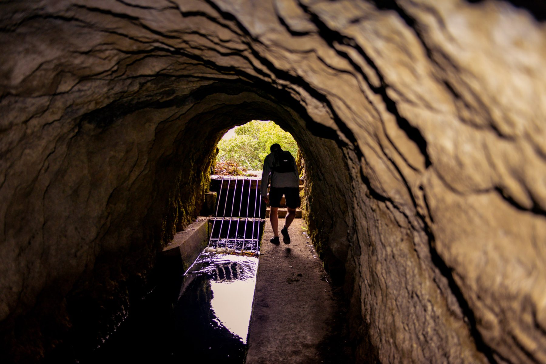 Tunnel utefter Levada de Rabacas