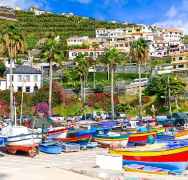 Fiskebåtar i Camara de Lobos