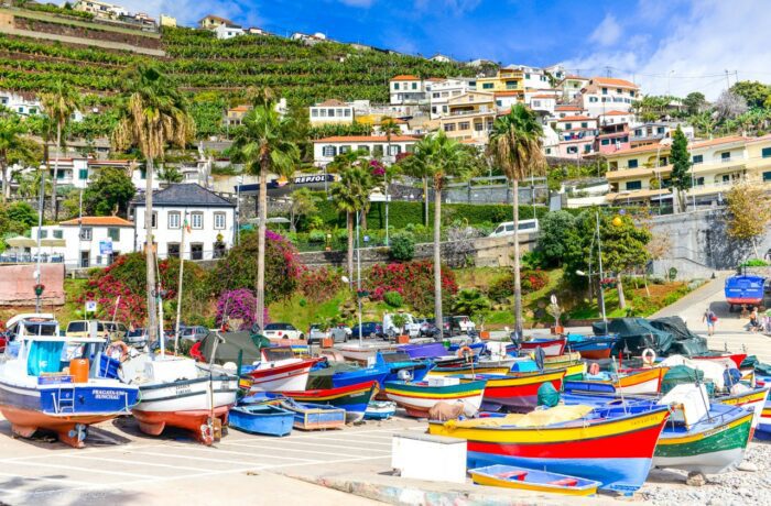 Fishing boats in Camara de Lobos