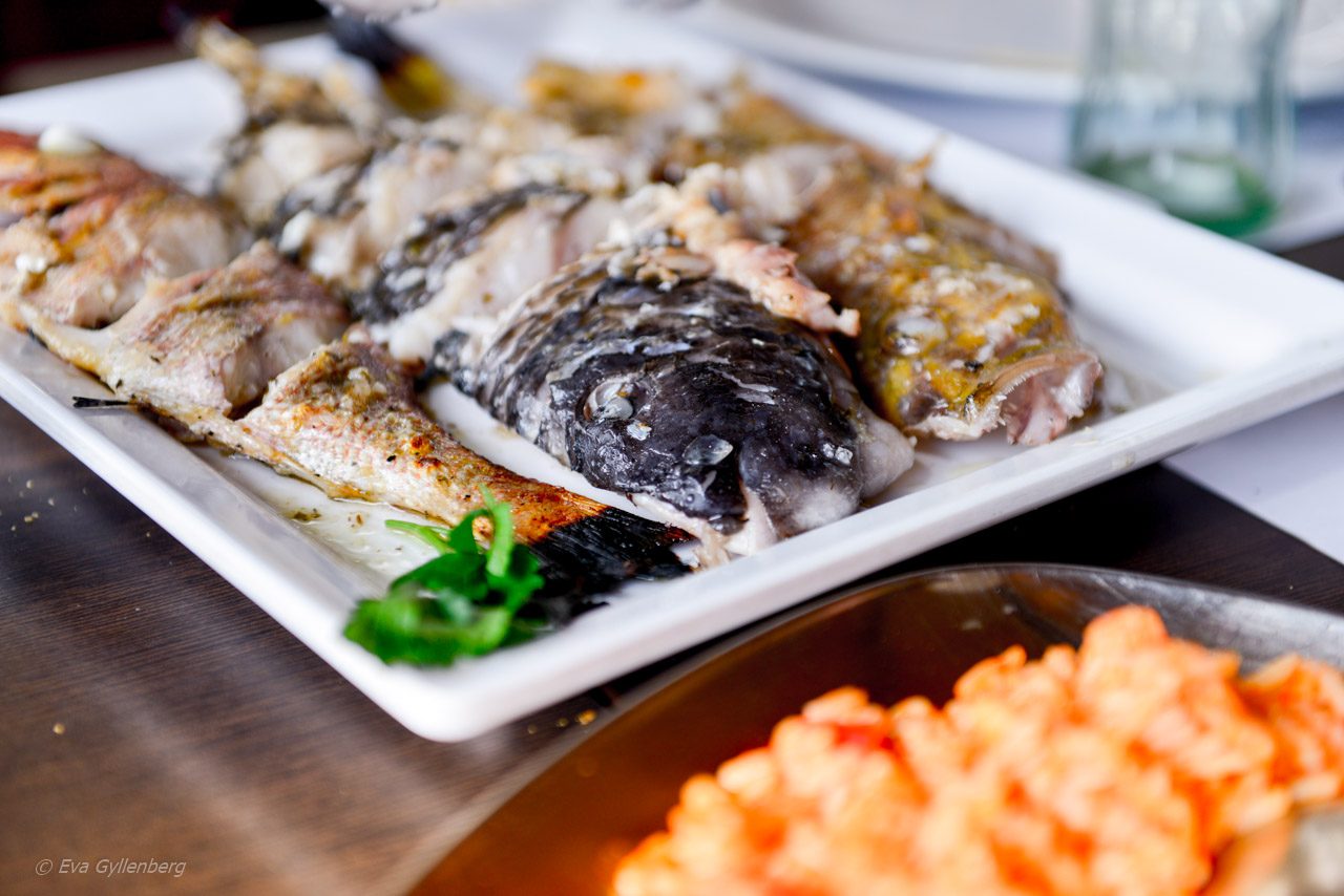 Grillad fisk i Camara de Lobos