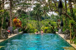 Main pool at Dwaraka Royal Villas