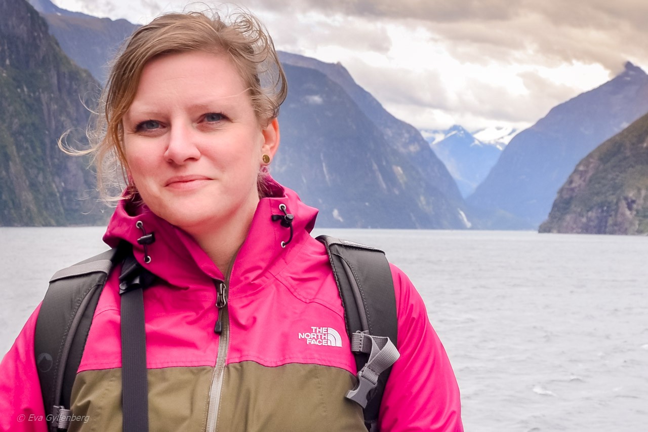 Eva i Milford Sound