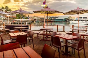 Hamnen i Fremantle, Australien
