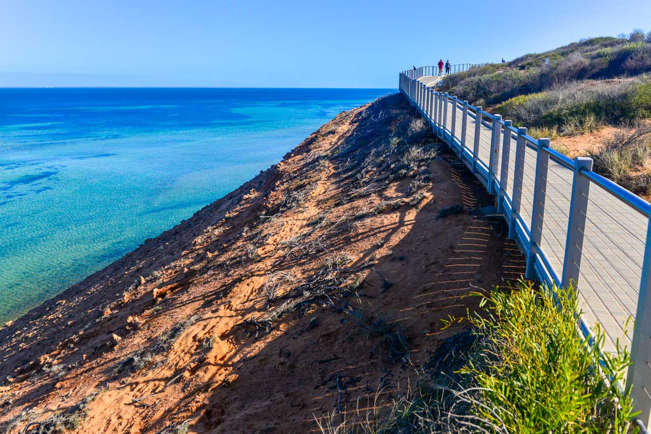 Board walk vid Eagle Bluff